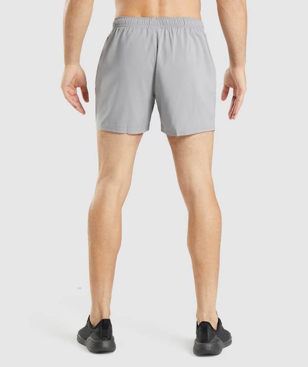 Panske Šortky Gymshark Arrival 5" Siva | XZ9178302